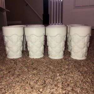 Vintage Westmoreland Milk Glasses (set of 8)